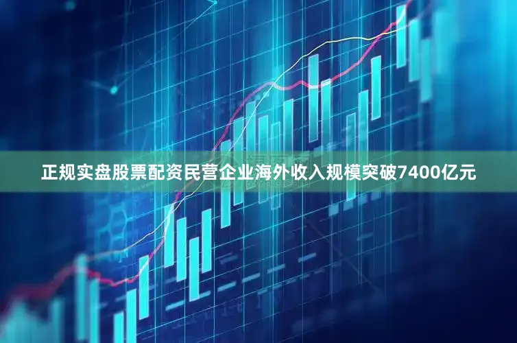 正规实盘股票配资民营企业海外收入规模突破7400亿元